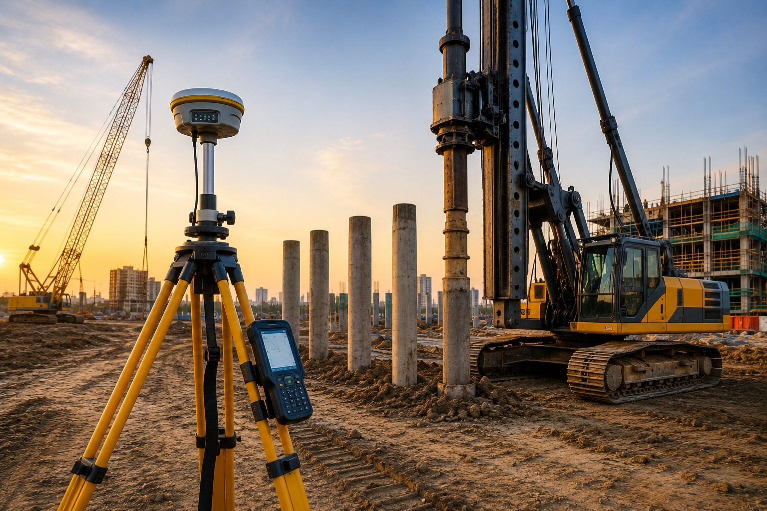 GPR SURVEY DGPS SURVEY GEOTECHNICAL INVESTIGATION PILING AT GOA